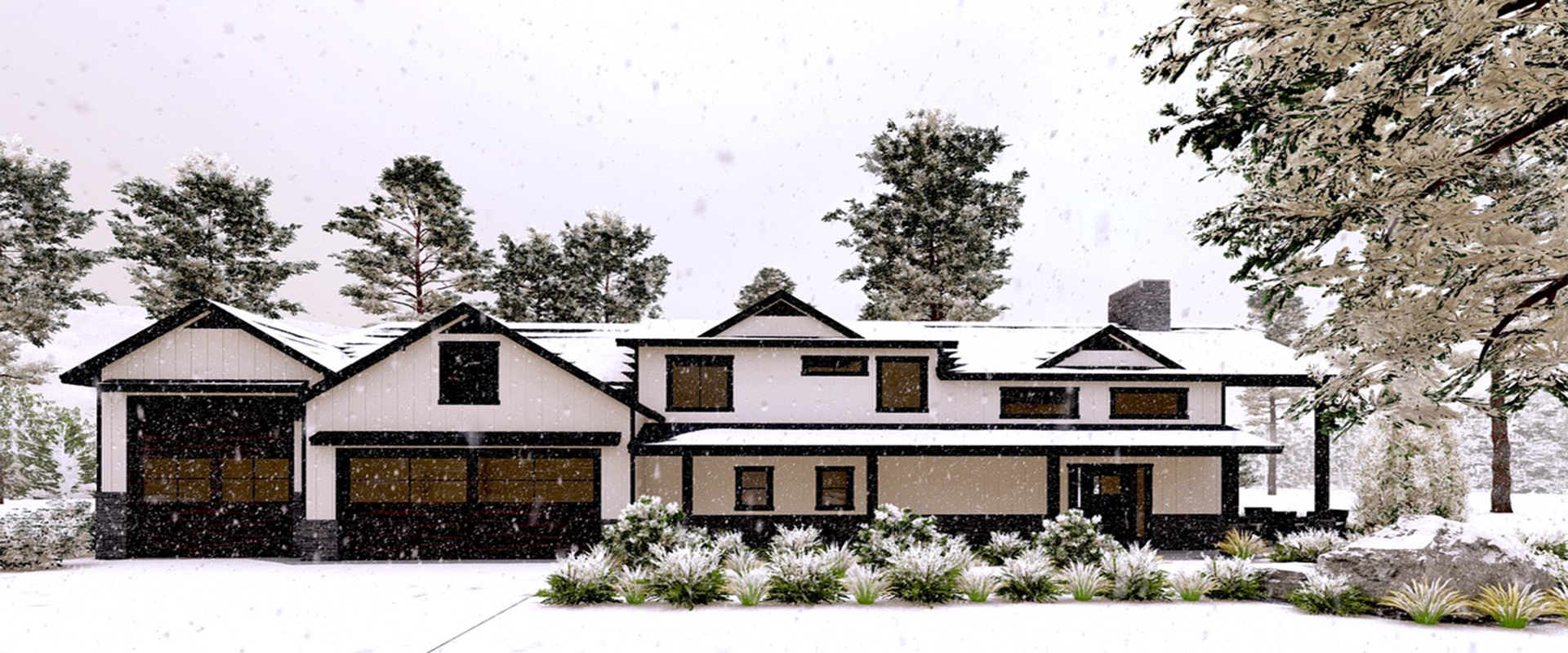 The Idaho Plan by kitchen by Z&H Homes